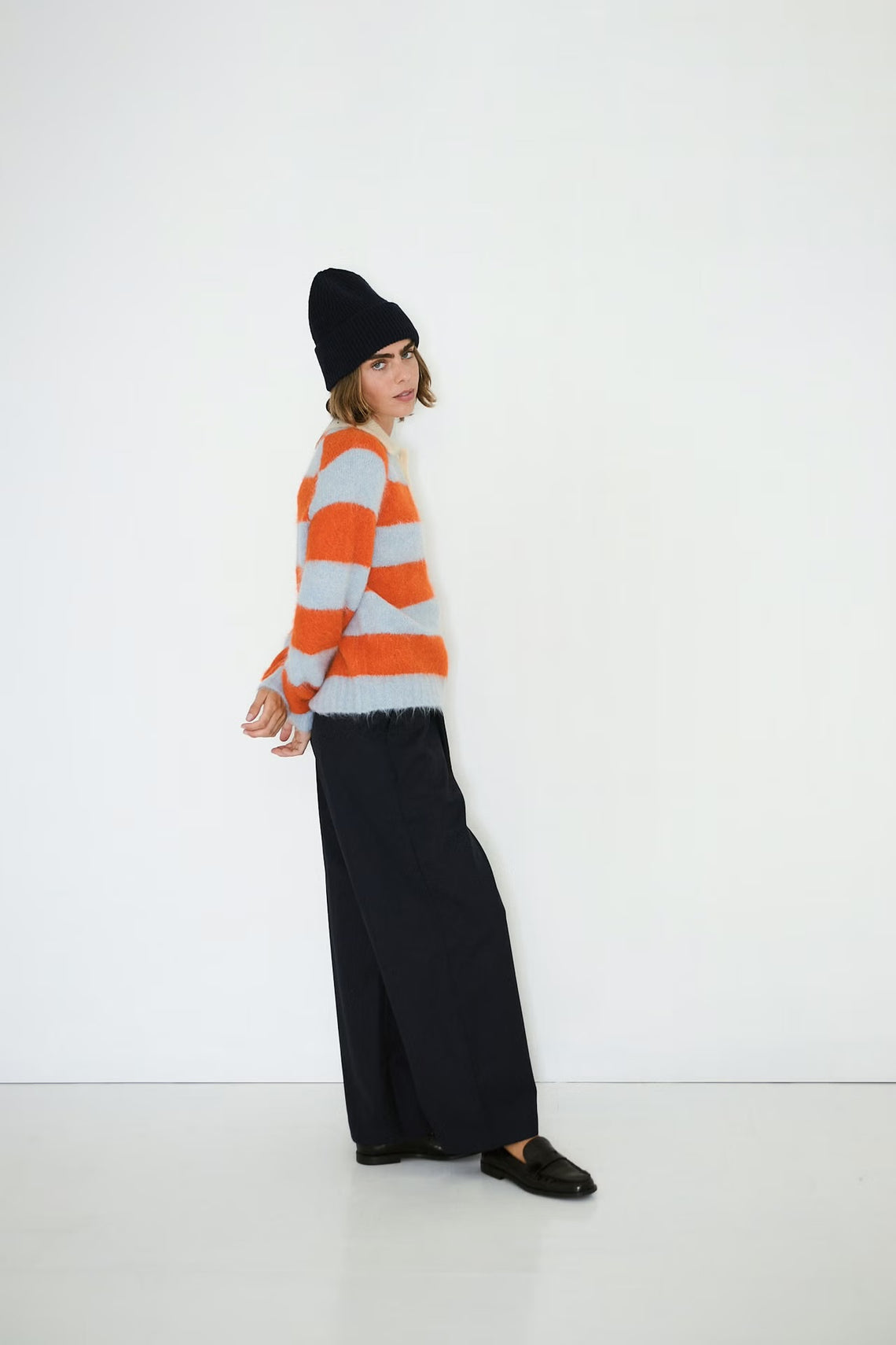Frankie Orange Sky Striped Knit