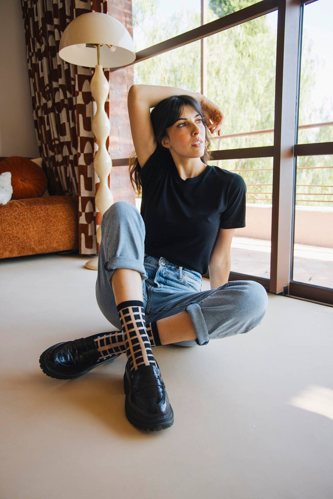 Ginza Black Socks