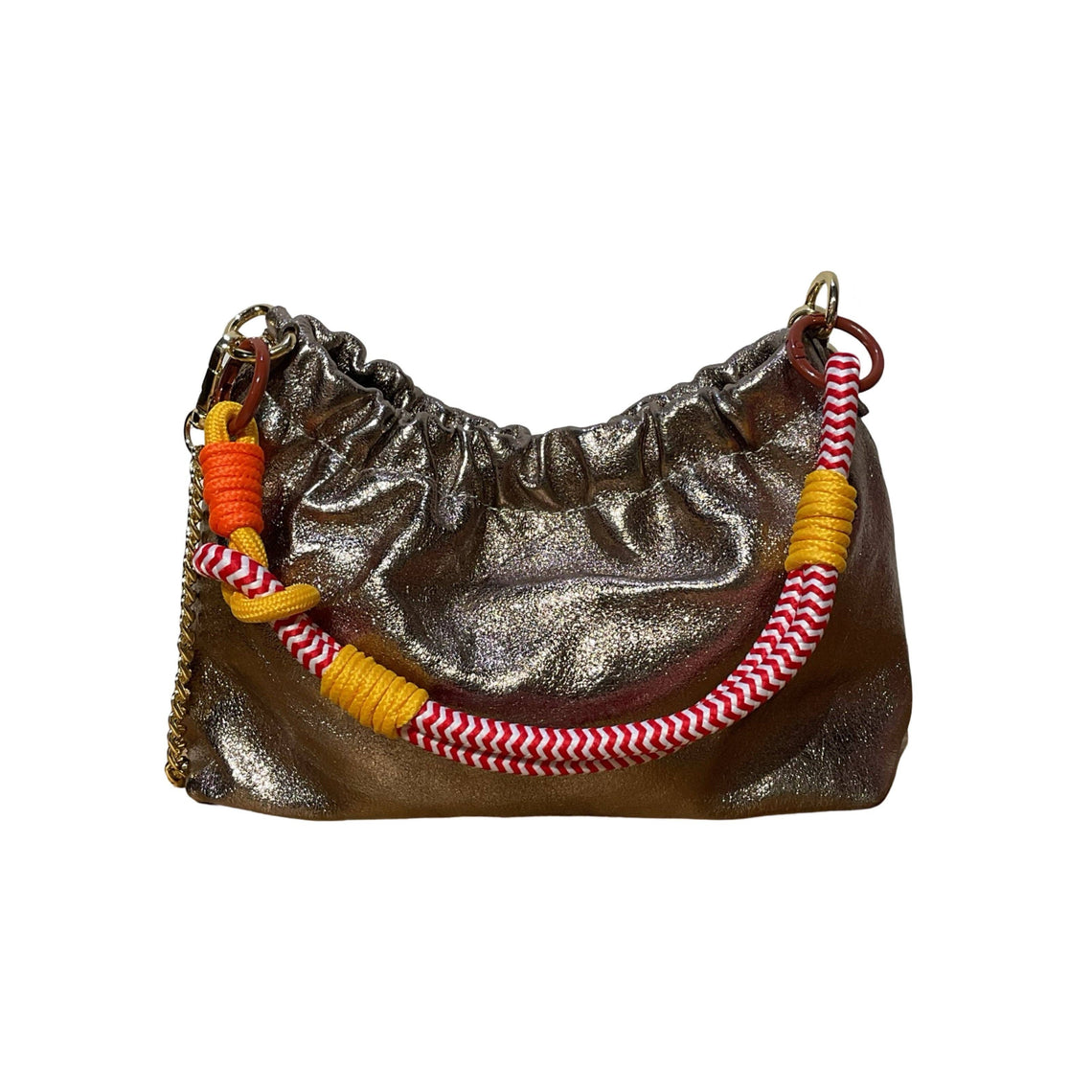 Bronze Plissa Bag
