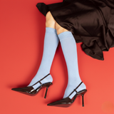 Sky Blue Knee Socks