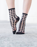 GINZA BLACK graphic socks: