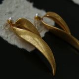 Golden Leaf Earrings