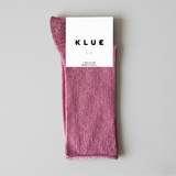 Deep Pink Glitter Socks