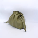 Leather Drawstring Bag