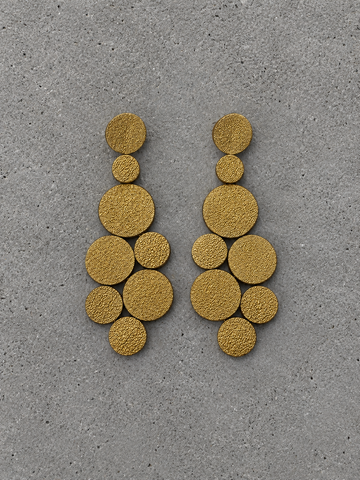 Sphere Leather Earrings