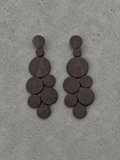 Sphere Leather Earrings