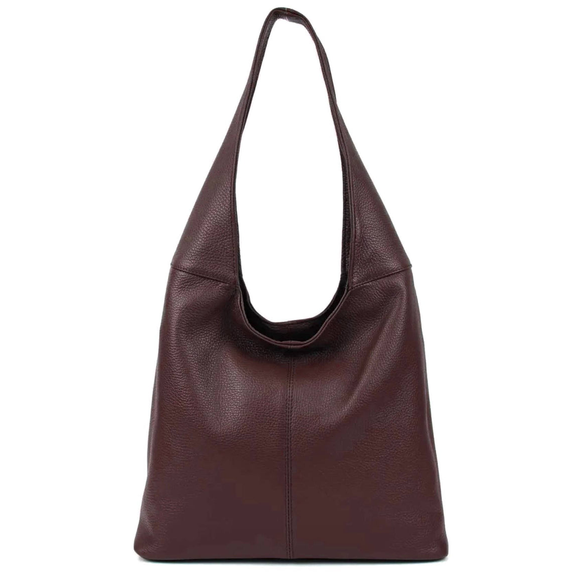 Oxblood Leather Shoulder Bag