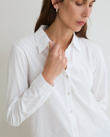 White Polo Top