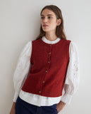Rojo Tweed Vest