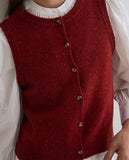 Rojo Tweed Vest