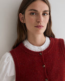 Rojo Tweed Vest