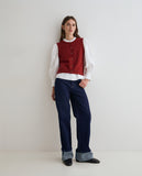 Rojo Tweed Vest