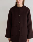 Chocolate Coat and Scarf