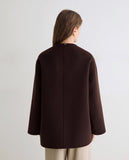 Chocolate Coat and Scarf
