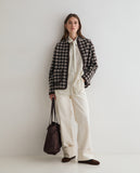 Gingham Wool Jacket