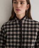 Gingham Wool Jacket