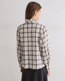 Plaid Ruffle Shirt