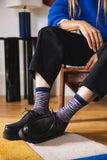Oresund Blue Sheer Socks