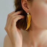 Golden Leaf Earrings