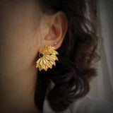 Peacock Wing Earrings
