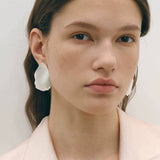 Minimalist Leaf Earrings