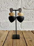 Luma Leather earrings