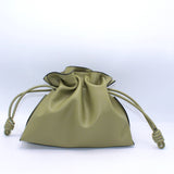 Leather Drawstring Bag