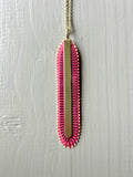 Abeli Burgundy Neckpiece