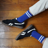 Blue and White Sport Socks