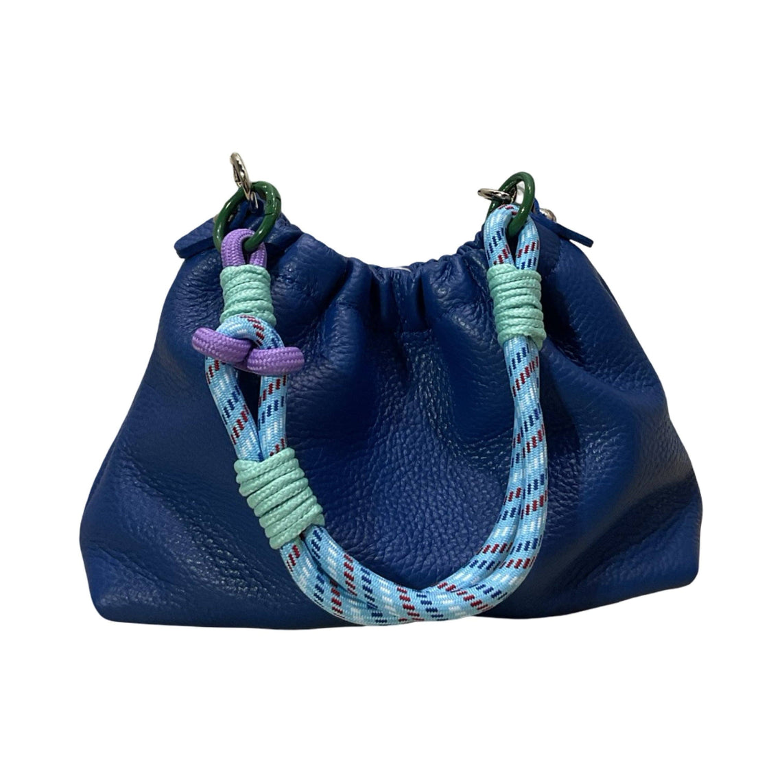 Royal Blue Plissa Bag
