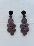 Sphere Leather Earrings