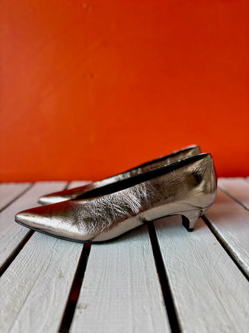 Fosca Metallic Leather Shoes