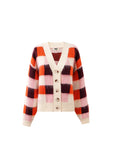 Checkered Knit Cardi