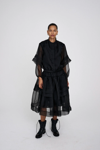 Everyn Organza Shirt Jacket