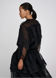 Everyn Organza Shirt Jacket