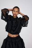 Everyn Organza Shirt Jacket