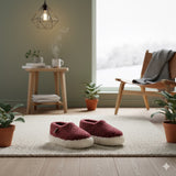 Merino wool slippers