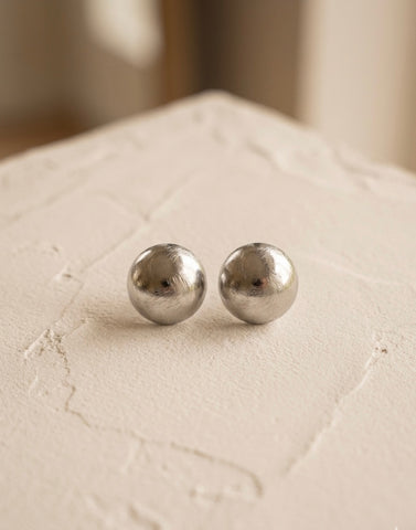 Silver Circle Earrings