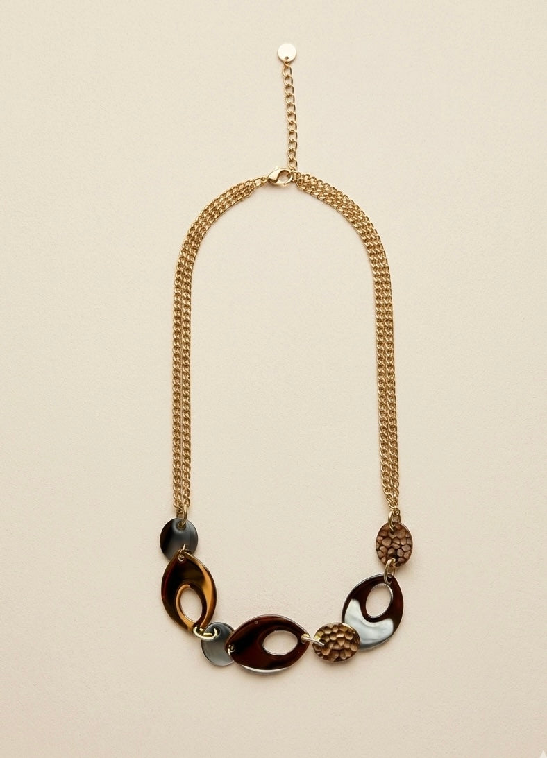 Abstract Gold Chain
