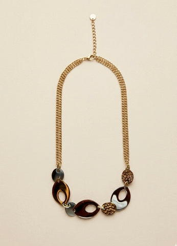 Abstract Gold Chain