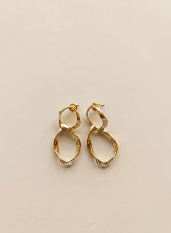 Sculptural Gold Earrings