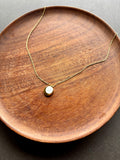 Gold & Pearlescent Pendant