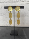 Pale Yellow Earrings