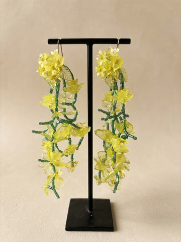 Yellow Jasmine Earrings