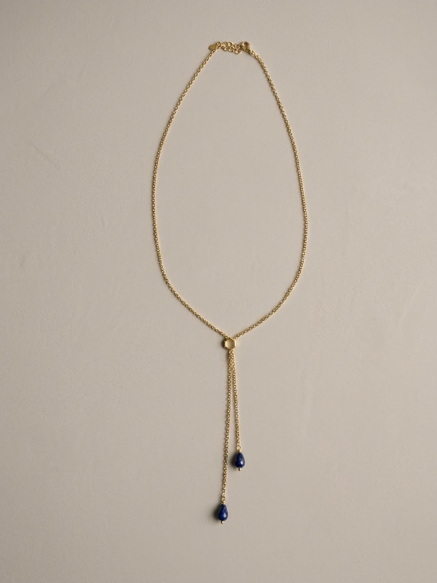 Blue Drop Necklace