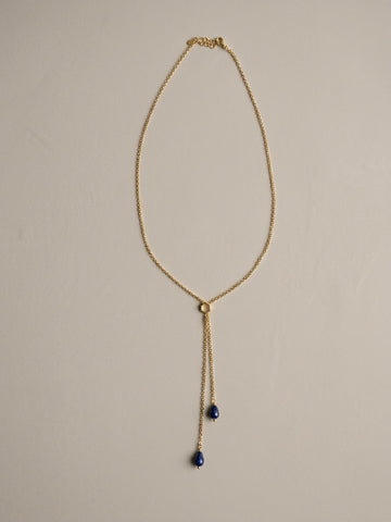 Blue Drop Necklace