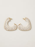 Oversized Leather Hoop Earrings