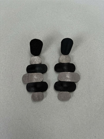 Pebbles Leather Earrings