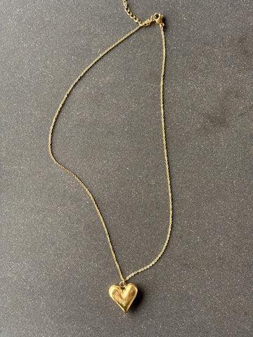 Golden Heart Necklace