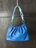 Royal Blue Plissa Bag